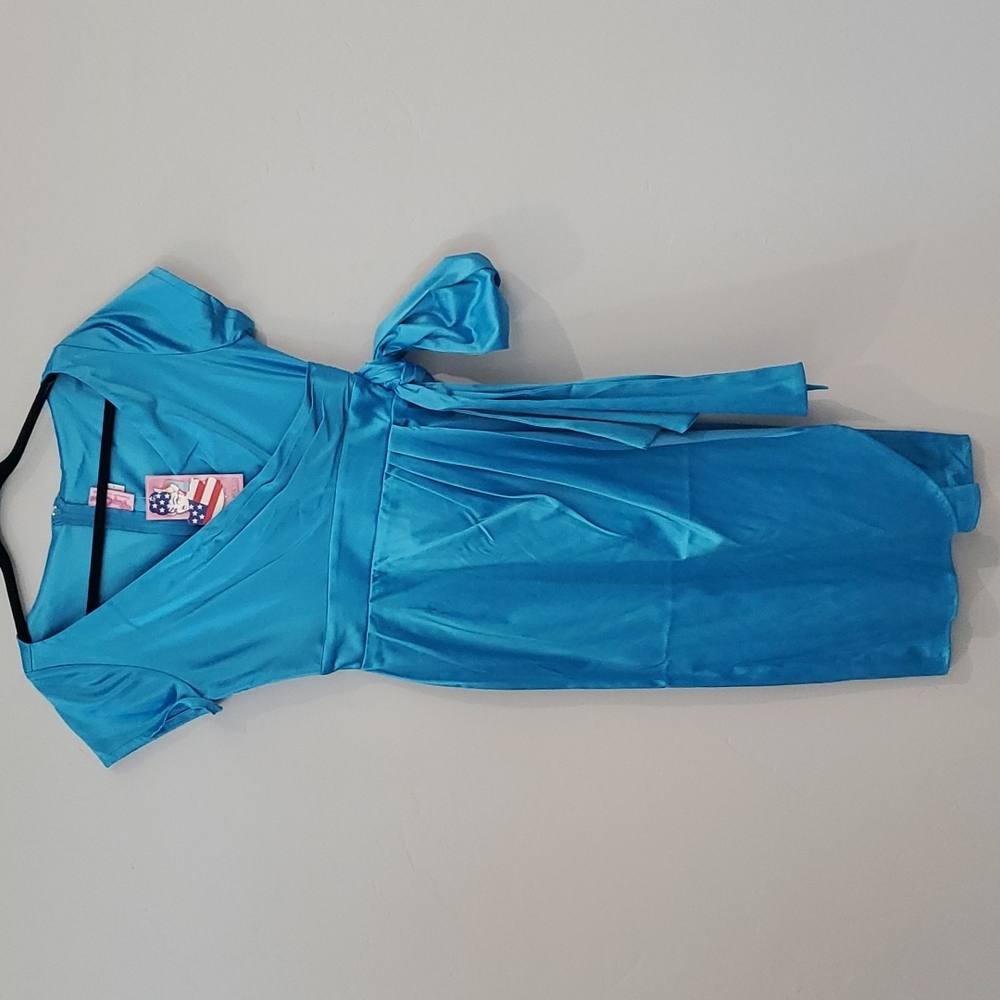 Pinup Couture dress nwt large blue